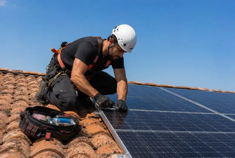 Maintenance et monitoring de panneaux solaires à la Planche
